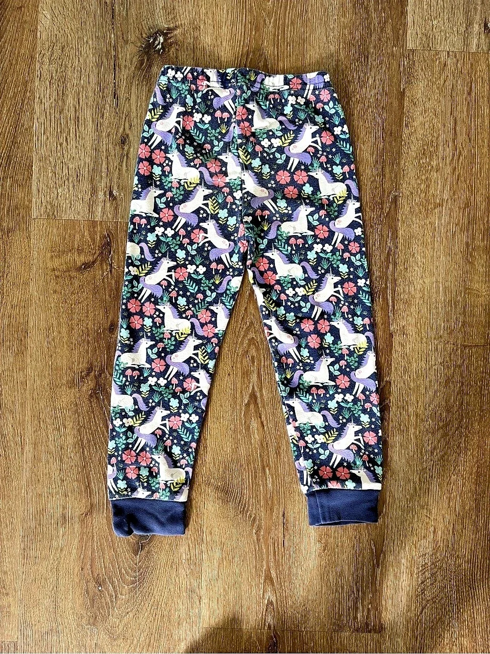 Janie and Jack Unicorn Pajama Set in Navy Sz: 4| Fall, Season Transition